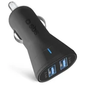 Ładowarki samochodowe - SBS TECR2USB24AFAST - miniaturka - grafika 1