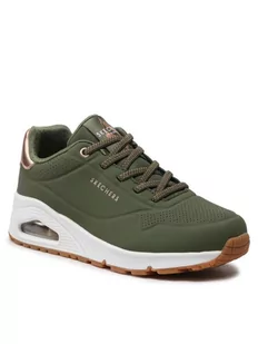 Skechers Sneakersy Shimmer Away 155196/OLV Khaki - Sneakersy damskie - miniaturka - grafika 1