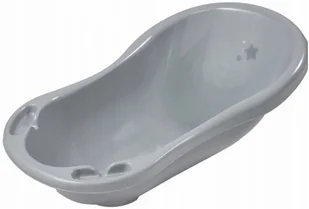 Wanienka do kąpieli dla dzieci z korkiem szara Wanna 84 cm KEEEPER - Wanienki dla dzieci - miniaturka - grafika 1