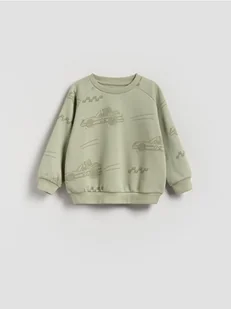 Reserved - Bluza z nadrukiem - jasnozielony - Bluzy i sweterki niemowlęce - miniaturka - grafika 1