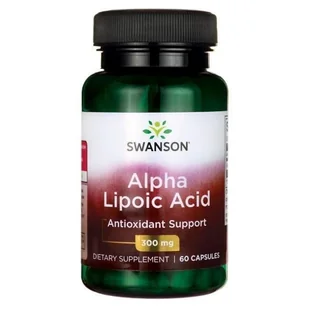 SWANSON Health Products ALA Kwas alfa liponowy 300 mg 60 kaps - Witaminy i minerały - miniaturka - grafika 1