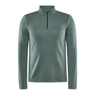 Bluzy sportowe męskie - Męska Bluza CRAFT CORE GAIN MIDLAYER M 1909496-626000 – Zielony - miniaturka - grafika 1