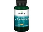 Suplementy naturalne - SWANSON L-Tryptofan 500 mg 60 kapsułek - miniaturka - grafika 1