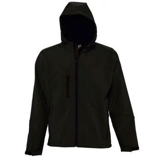 Męska Kurtka Soft Shell Replay Z Kapturem - Kurtki i kamizelki sportowe męskie - miniaturka - grafika 1