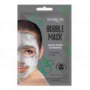 Maseczki do twarzy - Marion DETOX AKTYWNY WĘGIEL CZARNA MASKA NA TKANINIE BUBBLE MASK - miniaturka - grafika 1