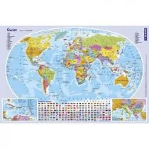 Podkładka na biurko Mapa Świata - Podkładki na biurko - miniaturka - grafika 1