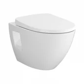 Miski WC - CERSANIT S701-725 Miska 53cm Moduo Plus Oval z deską - miniaturka - grafika 1
