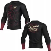 Kimona, stroje i obuwie - Rashguard Męski Z Długim Rękawem Extreme Hobby Badge R. Xl - miniaturka - grafika 1