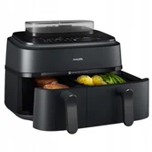 Frytkownice - Frytkownica Beztłuszczowa Airfryer Philips 9L 19W1 Czyszczenie Parą 2 Kosze - miniaturka - grafika 1