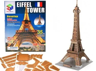 Przestrzenne Puzzle 3D Wieża Eiffla ZA1577 - Puzzle - miniaturka - grafika 1