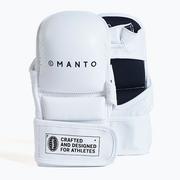 Rękawice bokserskie - Rękawice sparingowe MMA MANTO Impact Sparring white - miniaturka - grafika 1