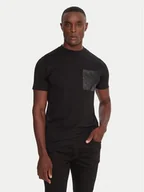 Koszulki męskie - KARL LAGERFELD T-Shirt 755047 554225 Czarny Regular Fit - miniaturka - grafika 1