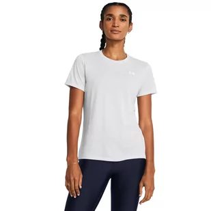 Damska koszulka treningowa Under Armour Tech Tiger SSC - szara - UNDER ARMOUR - Koszulki sportowe damskie - miniaturka - grafika 1