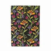 Szkolne artykuły papiernicze - Paperblanks Notatnik Wild Flowers Flexi midi kropki FB9741-9 - miniaturka - grafika 1