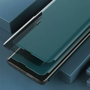 Eco Leather View Case elegancki futerał etui z klapką i funkcją podstawki Samsung Galaxy A12 / Galaxy M12 czerwony - Etui i futerały do telefonów - miniaturka - grafika 6