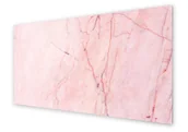 Dekoracje domu - Panel kuchenny HOMEPRINT Różowy marmur 125x50 cm - miniaturka - grafika 1