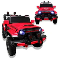 Samochody i pojazdy dla dzieci - Auto na akumulator JEEP S4 dla dzieci NAPĘD 4x4 BUJAK PILOT ŁOŻYSKA MUZYKA - miniaturka - grafika 1