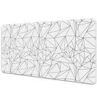 Podkładki na biurko - Ochronna mata na biurko Proste trójkąty 90x45 cm - miniaturka - grafika 1