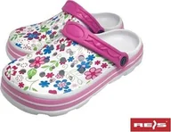 Obuwie robocze - R.E.I.S. BCBELLA - damskie klapki z tworzywa EVA pianka, pasek przekładany na piętę 40 - miniaturka - grafika 1