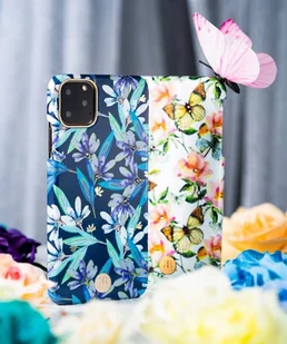Kingxbar Blossom etui ozdobione oryginalnymi Kryształami Swarovskiego iPhone 11 Pro Max wielokolorowy (Leaf) - Etui i futerały do telefonów - miniaturka - grafika 14