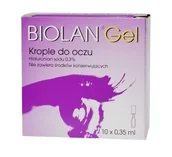 Wzrok i słuch - PHARM SUPPLY Biolan Gel 0,3% 0,35 ml x 10 minimsów |  OD 199 PLN! - miniaturka - grafika 1