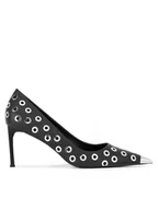 Czółenka - Badura Szpilki CORN-V1538-228-2 Czarny - miniaturka - grafika 1