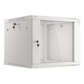 Szafy rack - Lanberg Szafa 19" 9U, 600x600, szara FLAT PACK WF01-6609-10S - miniaturka - grafika 1