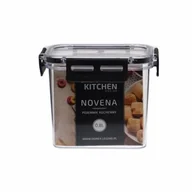 Pojemniki kuchenne - Pojemnik prostokątny Novena 0,8 l transparentny - miniaturka - grafika 1