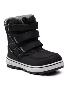 Buty dla chłopców - Kamik Śniegowce Matt NF8292 Czarny - grafika 1