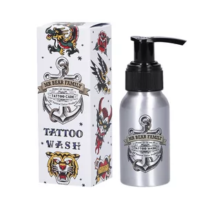 MR. BEAR FAMILY MR BEAR FAMILY MR BEAR FAMILY Tattoo Wash Szampon do Mycia Tatuaży 50 ml - Pielęgnacja tatuażu - miniaturka - grafika 1