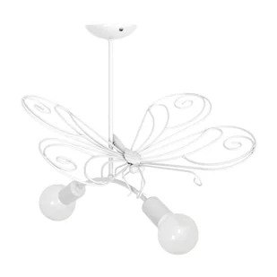 Milagro Żyrandol MOTYL 2 WHITE 2xE27 MLP5332 - Lampy sufitowe - miniaturka - grafika 1