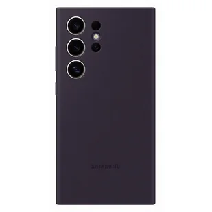 Etui SAMSUNG Silicone Case do Galaxy S24 Ultra EF-PS928TEEGWW Ciemnofioletowy - Etui i futerały do telefonów - miniaturka - grafika 1