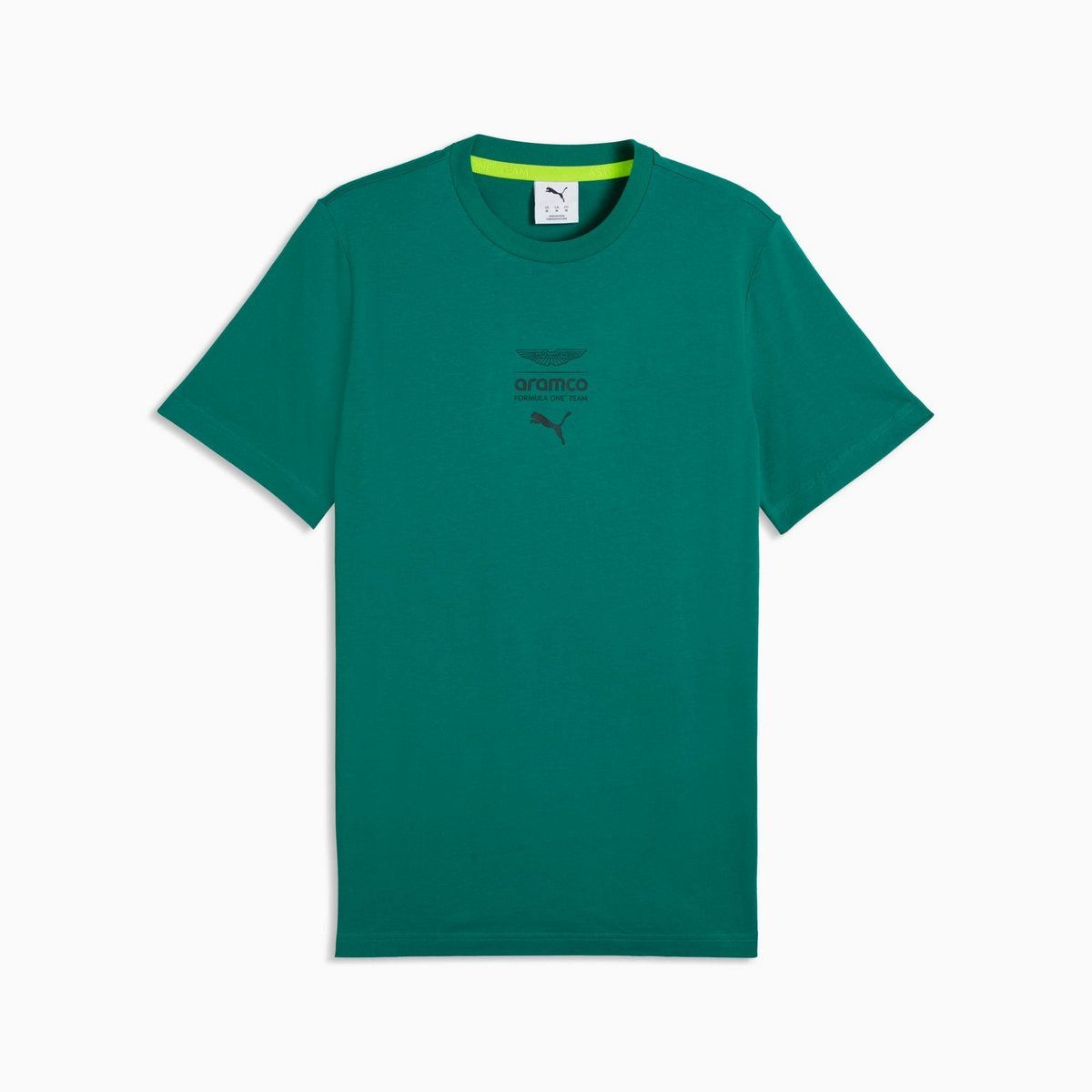 Koszulka męska Puma AMF1 ESSENTIAL LOGO zielona 63539304 r L