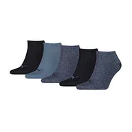 Skarpetki damskie - PUMA Skarpety uniseks (5 sztuk), niebieski (Denim Blue), 35-38 EU - miniaturka - grafika 1