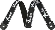 Inne akcesoria gitarowe - Fender Quick Grip Locking End Strap Black with White Running Logo 2" - miniaturka - grafika 1
