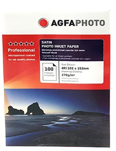 AgfaPhoto AgfaPhoto AgfaPhoto Professional Photo Paper 260 g Satin 10x15 100 Sh AP260100A6SN - Papier do drukarek - miniaturka - grafika 1