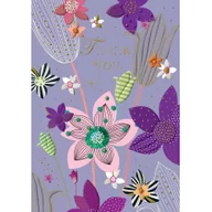 Kartki okolicznościowe i zaproszenia - Karnet B6 + koperta MO5621V1 Dziękuję Kwiaty - Turnowsky - miniaturka - grafika 1