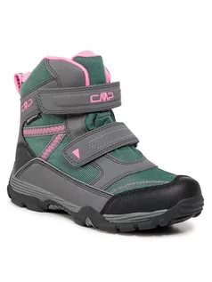 Śniegowce damskie - CMP Śniegowce Kids Pyry Snow Boot Wp 38Q4514J Szary - grafika 1