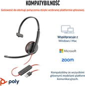 Słuchawki - HP Blackwire 3210 Monaural USB-C - miniaturka - grafika 1