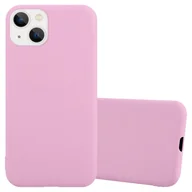 Etui i futerały do telefonów - Etui Cadorabo do Apple iPhone 14 w kolorze różowym etui na telefon komórkowy silikonowe etui z TPU - miniaturka - grafika 1