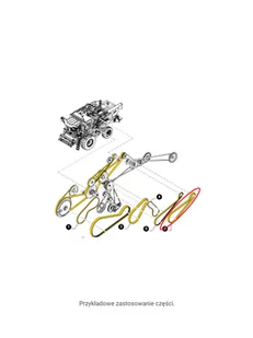 CNH PAS JEZDNY NEW HOLLAND 84057914 - Części i akcesoria do maszyn rolniczych - miniaturka - grafika 1