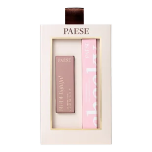 Paese Zestaw prezentowy: Maskara Cheeky + Nudelightful Pomadka, 400 Beige Marshmallow - Szminki - miniaturka - grafika 1