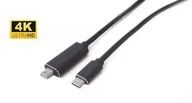Karty graficzne - Microconnect USB3.1CMDP2 zewnętrzna karta graficzna usb 3840 x 2160 px Czarny - miniaturka - grafika 1