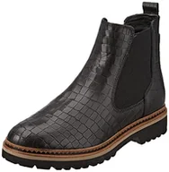 Botki damskie - Tamaris Damskie sztyblety 1-25436-29, czarne, 39 EU - miniaturka - grafika 1