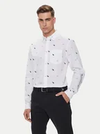 Koszule męskie - Tommy Jeans Koszula Critter DM0DM19521 Biały Regular Fit - miniaturka - grafika 1