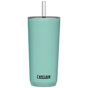 Kubek termiczny ze słomką Camelbak Straw Tumbler Vacuum Insulated 600ml coastal turkusowy - Kubki termiczne - miniaturka - grafika 1
