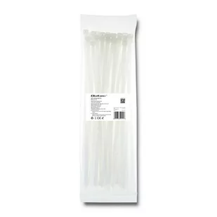 QOLTEC Opaski zaciskowe 7.2x350mm nylon UV 50szt. białe (52219) - Pozostałe akcesoria sieciowe - miniaturka - grafika 1