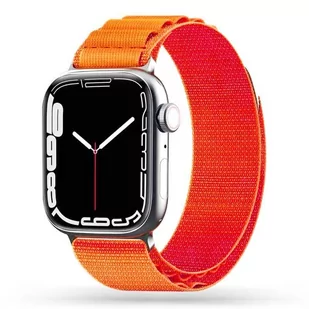 Pasek Nylon Pro do Apple Watch 4 / 5 / 6 / 7 / 8 / SE / Ultra (42 / 44 / 45 / 49 mm) Orange - Akcesoria do smartwatchy - miniaturka - grafika 1
