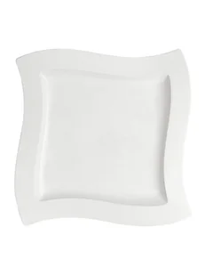 Villeroy & Boch Półmisek "NewWave" w kolorze białym - 34 x 34 cm - Tace i patery - miniaturka - grafika 1