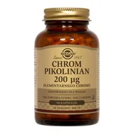 Witaminy i minerały - Solgar Chrom pikolinian 200 mcg - 90 kapsułek - miniaturka - grafika 1